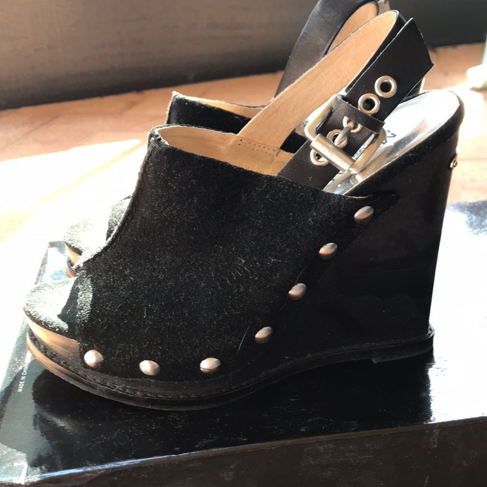 COPY - Michael Kors black suede platform 5.5